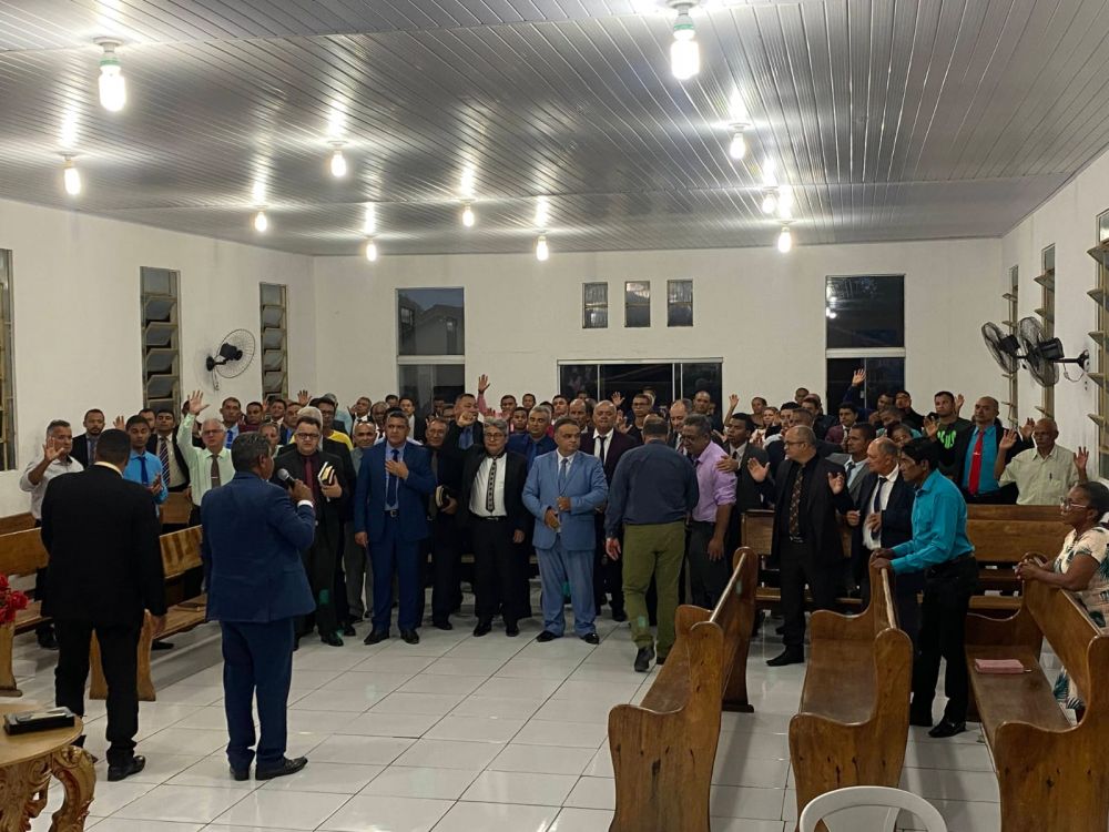 Obreiros durante a 9ª AGE - Coimadetins