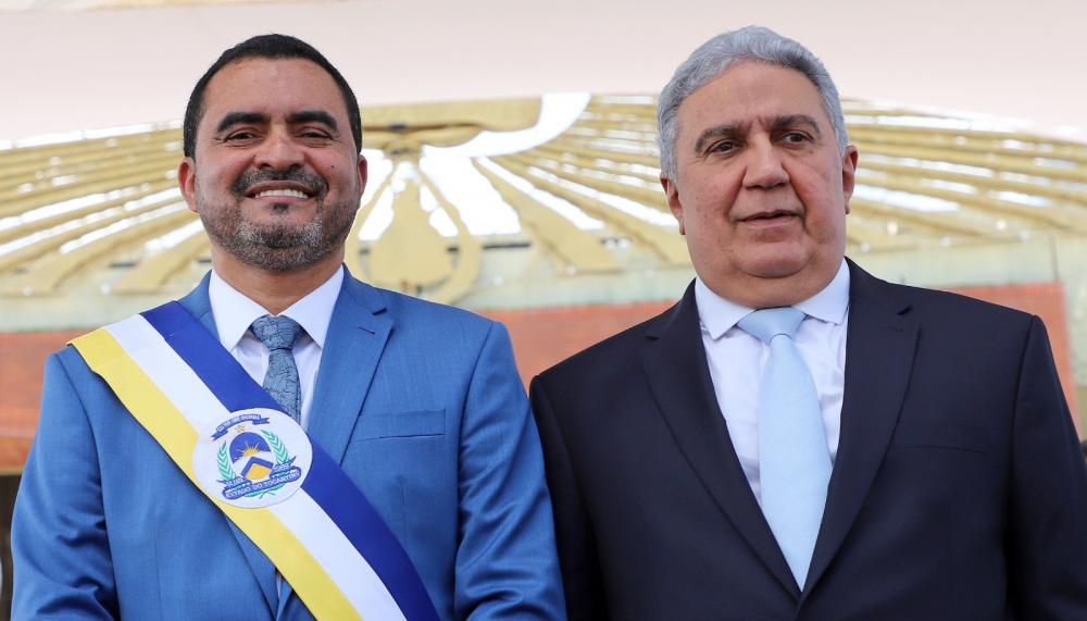 Governador Wanderlei Barbosa cumpre agenda no exterior e vice Laurez Moreira assume cargo temporariamente