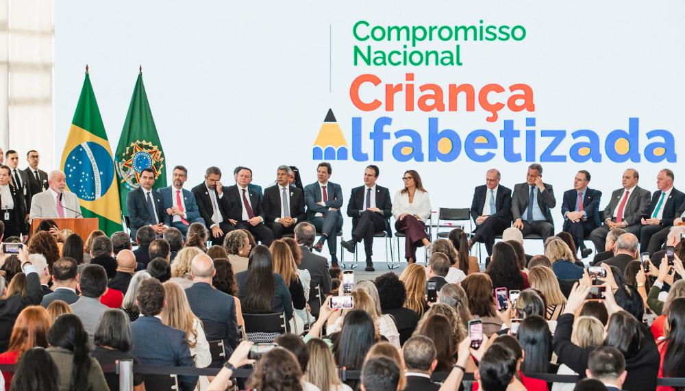 Governador Wanderlei Barbosa participa do lançamento do Compromisso Nacional Criança Alfabetizada projetado pelo Governo Federal