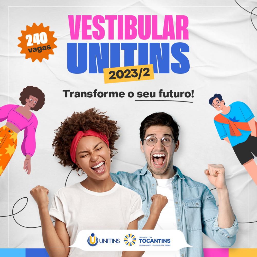 Vestibular Unitins 2023/2: Provas serão aplicadas neste domingo, 25