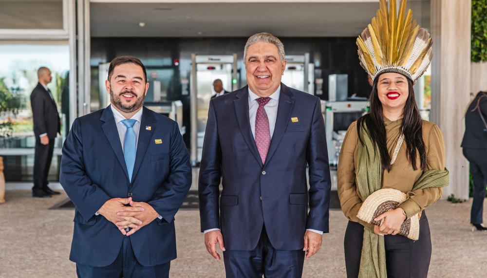 Governador em exercício, Laurez Moreira, participa do lançamento do Plano Safra 2023/2024 em Brasília