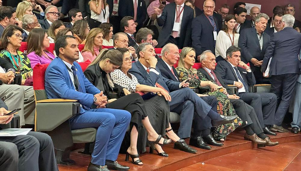 Governador Wanderlei Barbosa faz discurso em Portugal sobre comércio de carbono