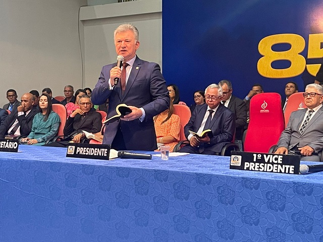 Deputado Estadual Gipão prestigia abertura oficial da 85ª AGO da Assembleia de Deus Ciadseta em Araguaína