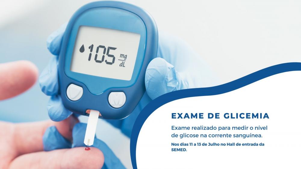 Secretaria Municipal da Educação promove teste de glicemia para servidores no mês de julho