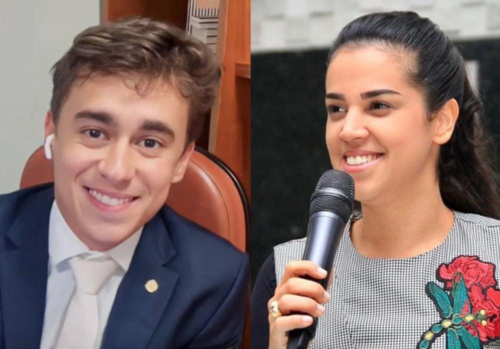 Deputado Nikolas Ferreira e pregadora Camila Barros (Foto: Reprodução/Instagram)