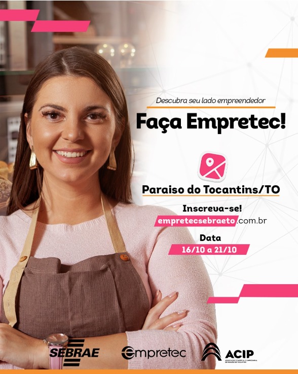 Sebrae leva mais uma edição do Empretec a Paraíso do Tocantins 
