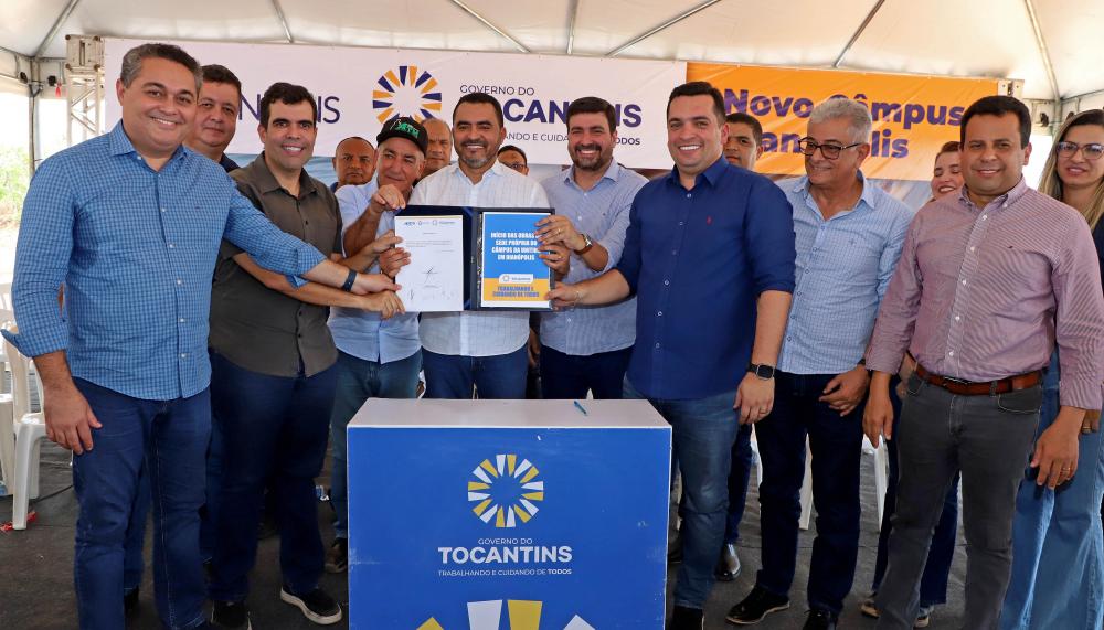 Governador Wanderlei Barbosa autoriza obras do câmpus da Unitins em Dianópolis, orçadas em R$ 22 milhões