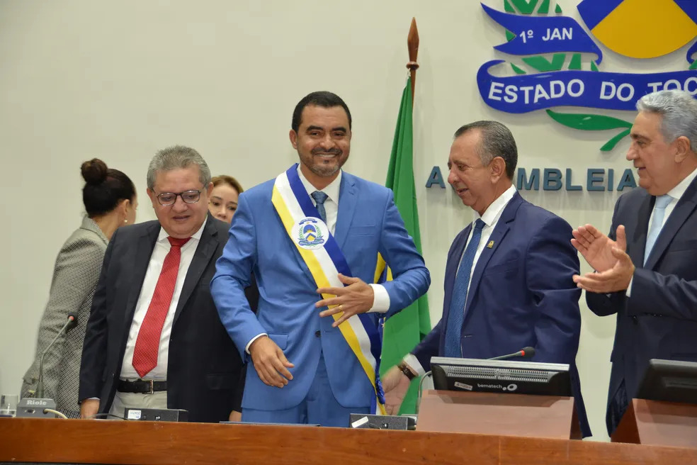 Wanderlei Barbosa toma posse para seu segundo mandato como governador do Tocantins