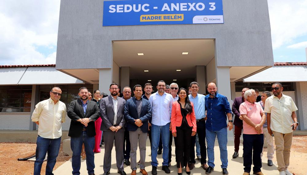 Com investimento de mais de R$ 4 milhões, governador Wanderlei Barbosa inaugura novo anexo da Seduc e Centro de Mídias Educacionais