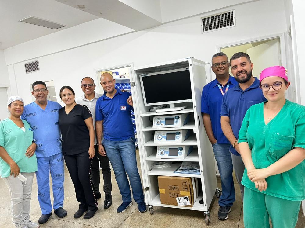 Governo do Tocantins entrega sistema de videolaparoscopia aos hospitais estaduais