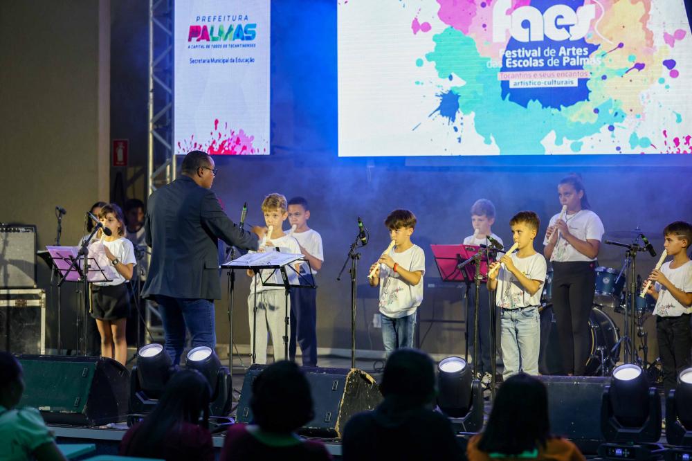Espetáculos musicais encantam público no Festival de Artes das Escolas de Palmas