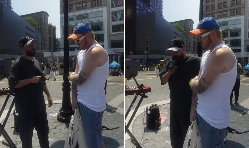 Líder de louvor desviado se reconcilia com Deus ao ouvir louvor em rua de Nova York