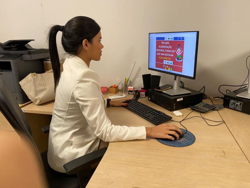 Patrícia Kelly explica que os projetos estão sendo reformulados com base no retorno dos atores sociais envolvidos na alimentação escolar
