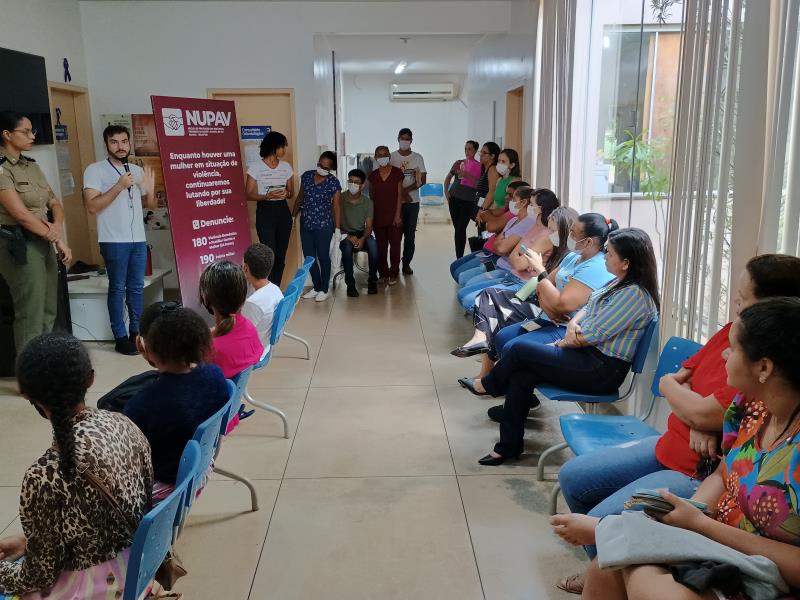 Nupav promove ação pelo fim da violência contra mulher