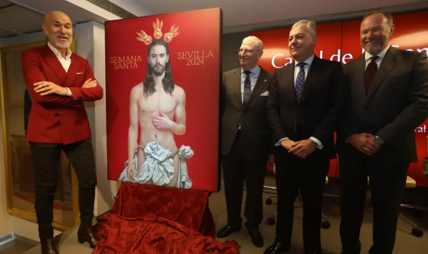 Pintura de Jesus Cristo seminu choca cristãos na Espanha: “Uma aberração”