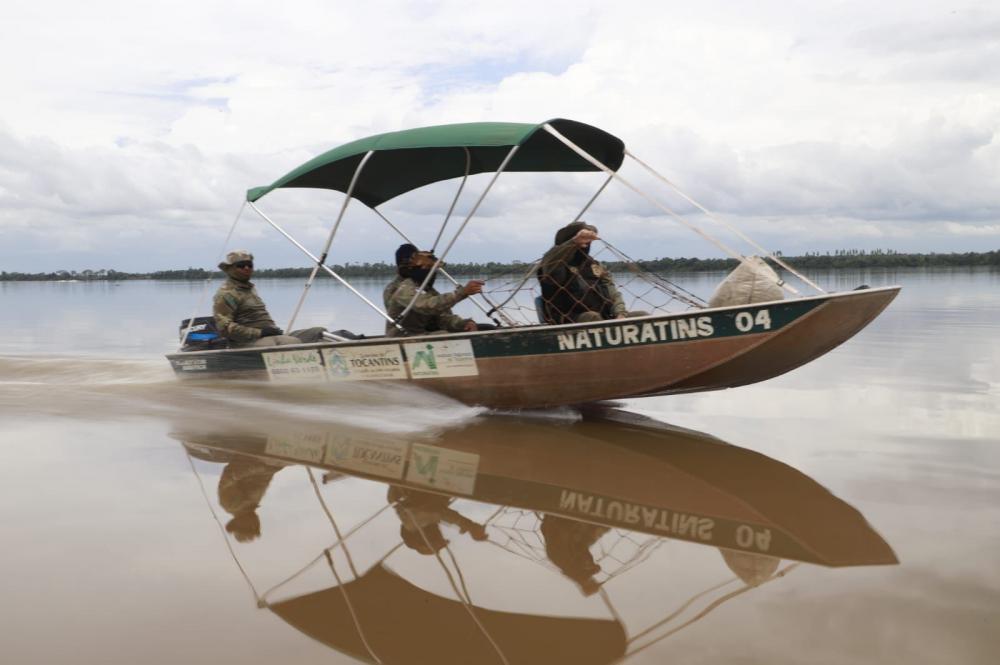 Equipes de fiscalização do Naturatins apreendem pescado e aplicam mais de R$ 35 mil em multas