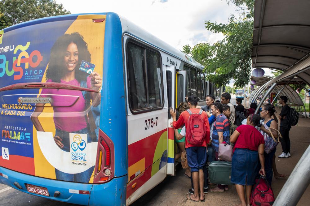 Transporte coletivo de Palmas será gratuito na próxima terça-feira, 19