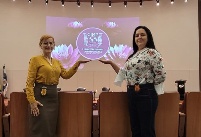 Policiais civis mulheres representam o Tocantins em congresso internacional em Brasília