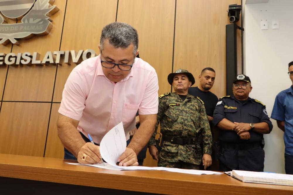 Vereador Folha propõe novo Plano de Cargos, Carreiras e Salários da Guarda Metropolitana de Palmas