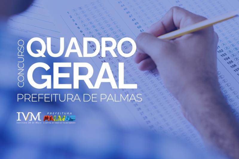Prova do concurso para Quadro Geral da Prefeitura de Palmas acontece neste domingo, 7 de abril