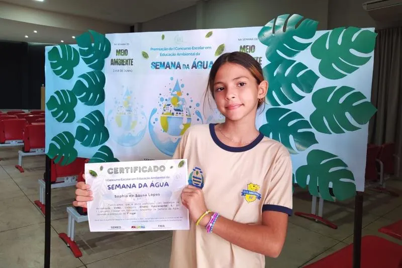 Semed premia vencedores do Concurso Escolar em Educação Ambiental da Semana da Água