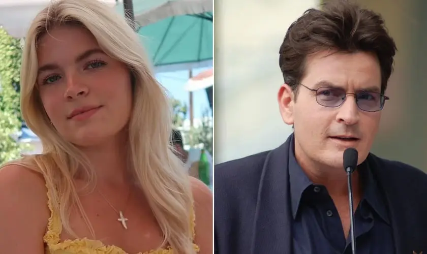 Filha do ator Charlie Sheen conta seu testemunho: “Jesus entrou no meu quarto”