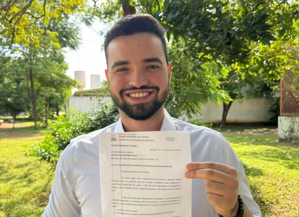 Marcos Júnior cobra revitalização da quadra poliesportiva da 904 Sul