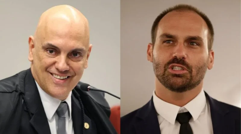 Eduardo Bolsonaro vira alvo de chacota em jantar de Moraes