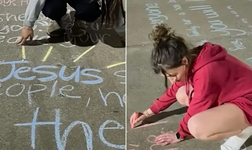 Estudantes espalham versículos por universidade nos EUA: “A Bíblia é a resposta”