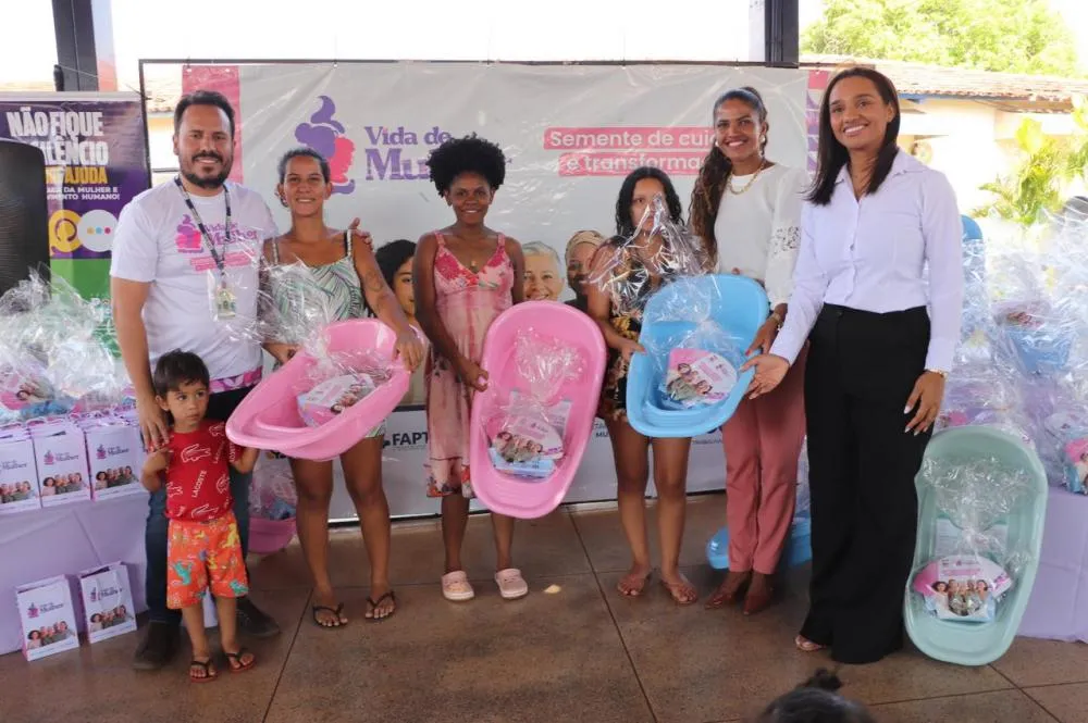 “Vida de Mulher: Semente de Cuidado e Transformação”.