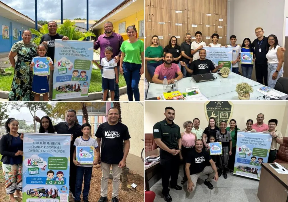 Recicla Kids 2026 leva educação ambiental a escolas da rede municipal de Palmas