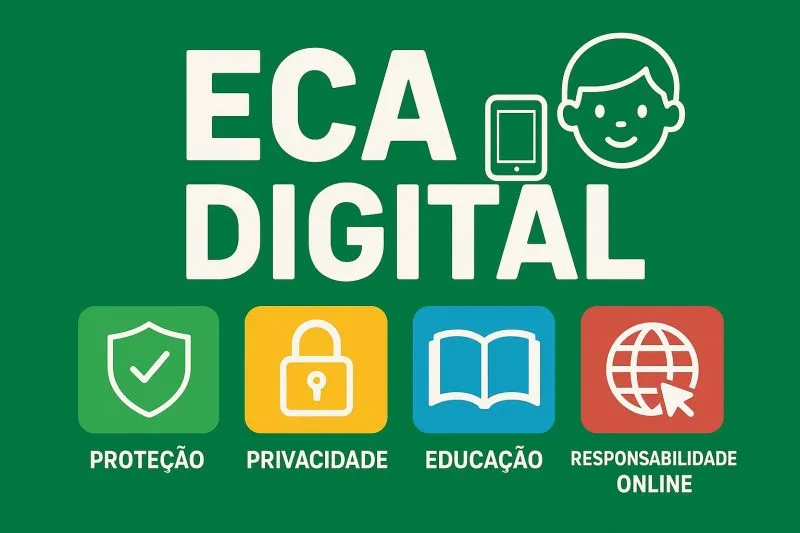 Considerando apenas os dados de 2025, 92% das crianças e adolescentes brasileiros com idades de 9 a 17 anos acessavam a internet.