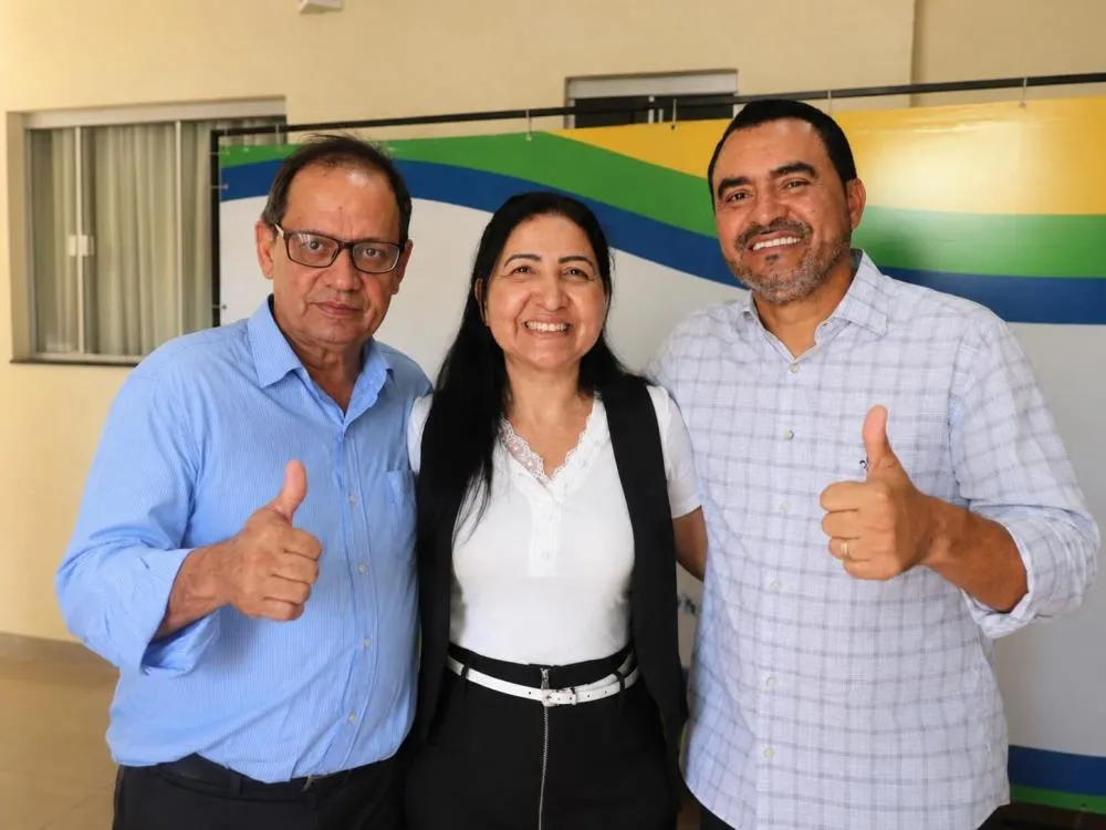 Eli Borges, Rosilene Martins e o Governador Wanderlei Barbosa, no dia de sua confirmação de seu nome para assumir a vaga de Eli Borges de deputado federal 