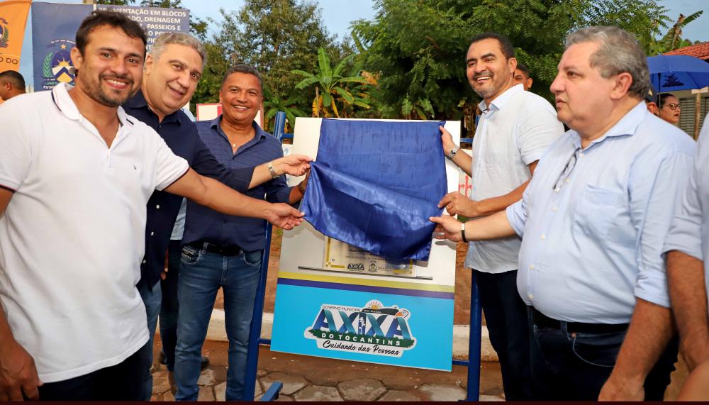 Axixá: governador Wanderlei Barbosa entrega obras do Programa de Fortalecimento da Economia e Geração de Emprego