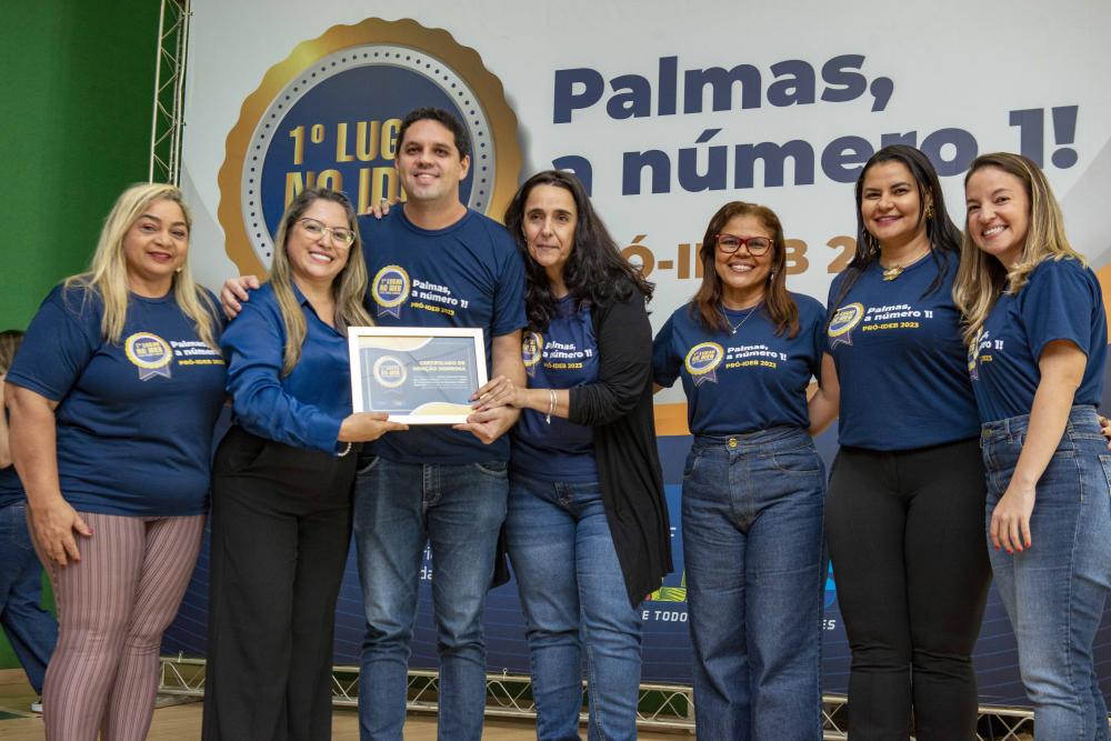 Escolas municipais de Palmas são homenageadas por desempenhos no IDEB