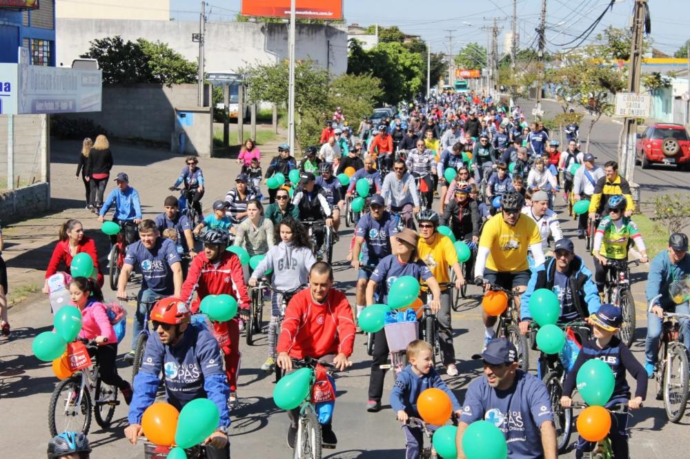 Pedalada na Marcha para Jesus Palmas 