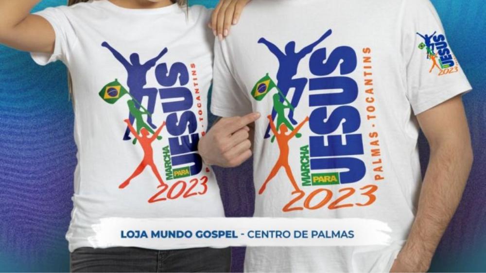 Participe da Marcha para Jesus e garanta sua camiseta exclusiva antes que acabem!