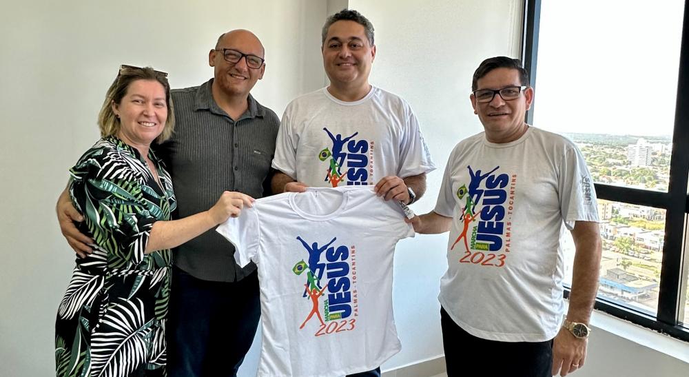 Jairo Mariano parabeniza evangélicos palmenses pelo grande poder de mobilização e organização em prol da Marcha para Jesus